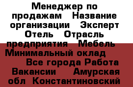 Менеджер по продажам › Название организации ­ Эксперт Отель › Отрасль предприятия ­ Мебель › Минимальный оклад ­ 50 000 - Все города Работа » Вакансии   . Амурская обл.,Константиновский р-н